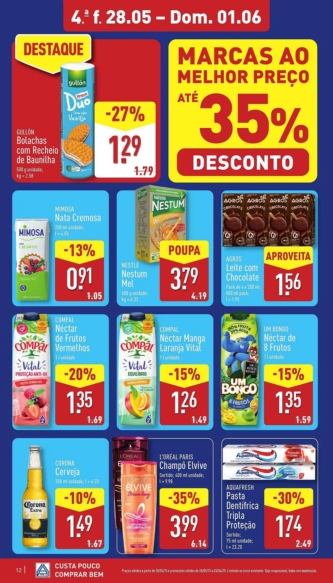 Folheto Folheto ALDI de 28 de maio até 1 de junho 2025 - Pagina 12