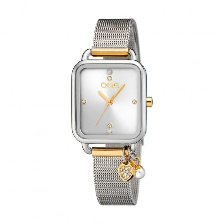 Reloj CharmFusion Plateado