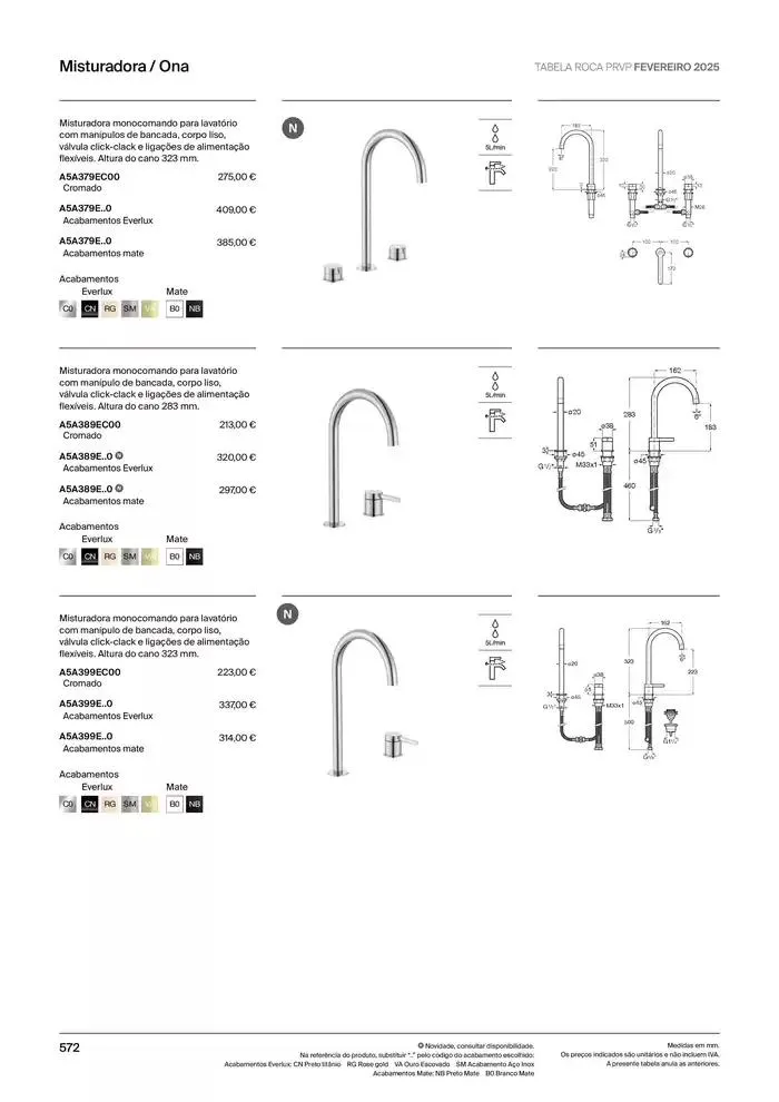 Folheto Soluções de Banho  de 6 de janeiro até 31 de dezembro 2025 - Pagina 574