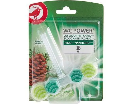 bloco wc power auchan pinho anticalcário 1un