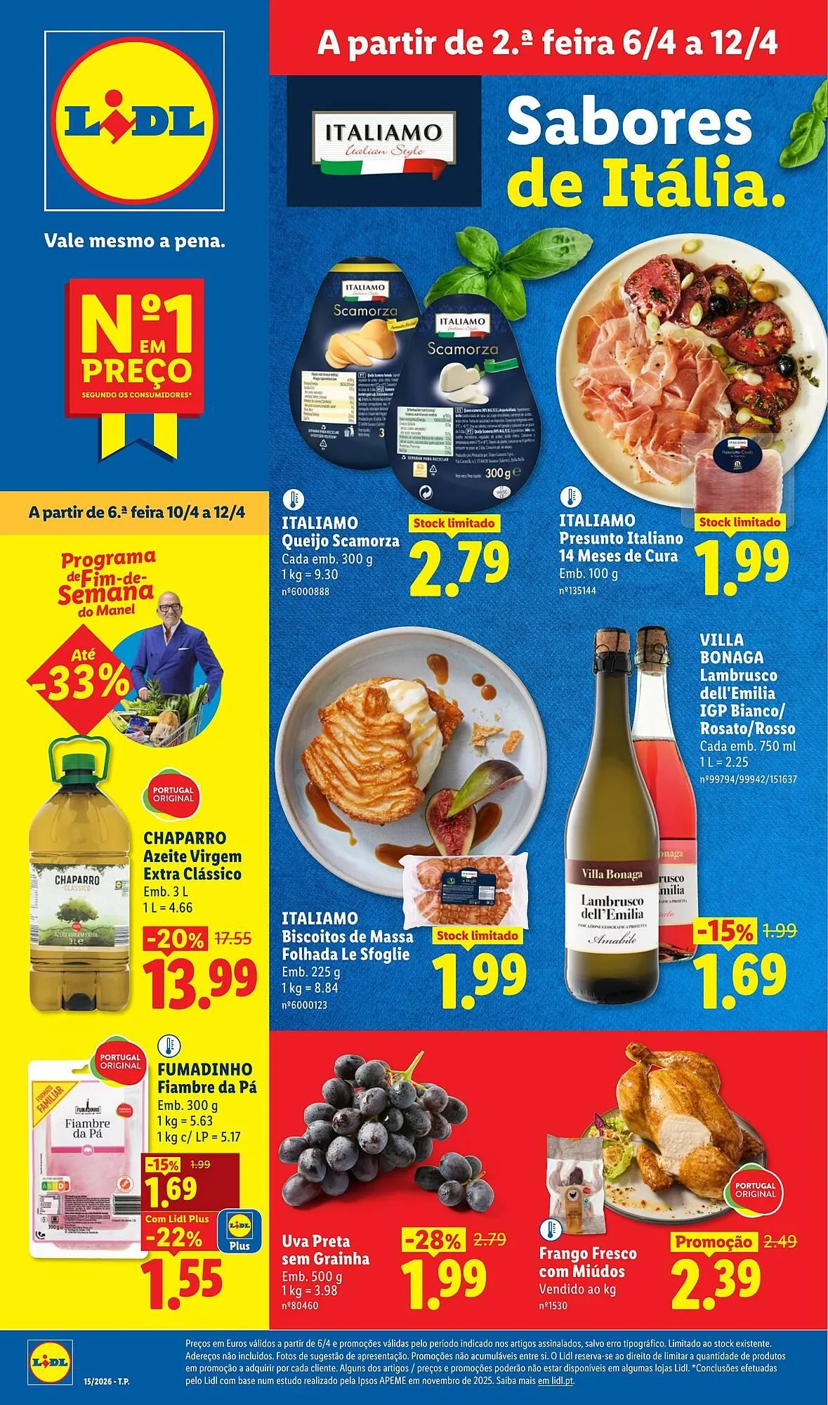 Folheto Folheto Lidl de 6 de abril até 12 de abril 2026 - Pagina 1