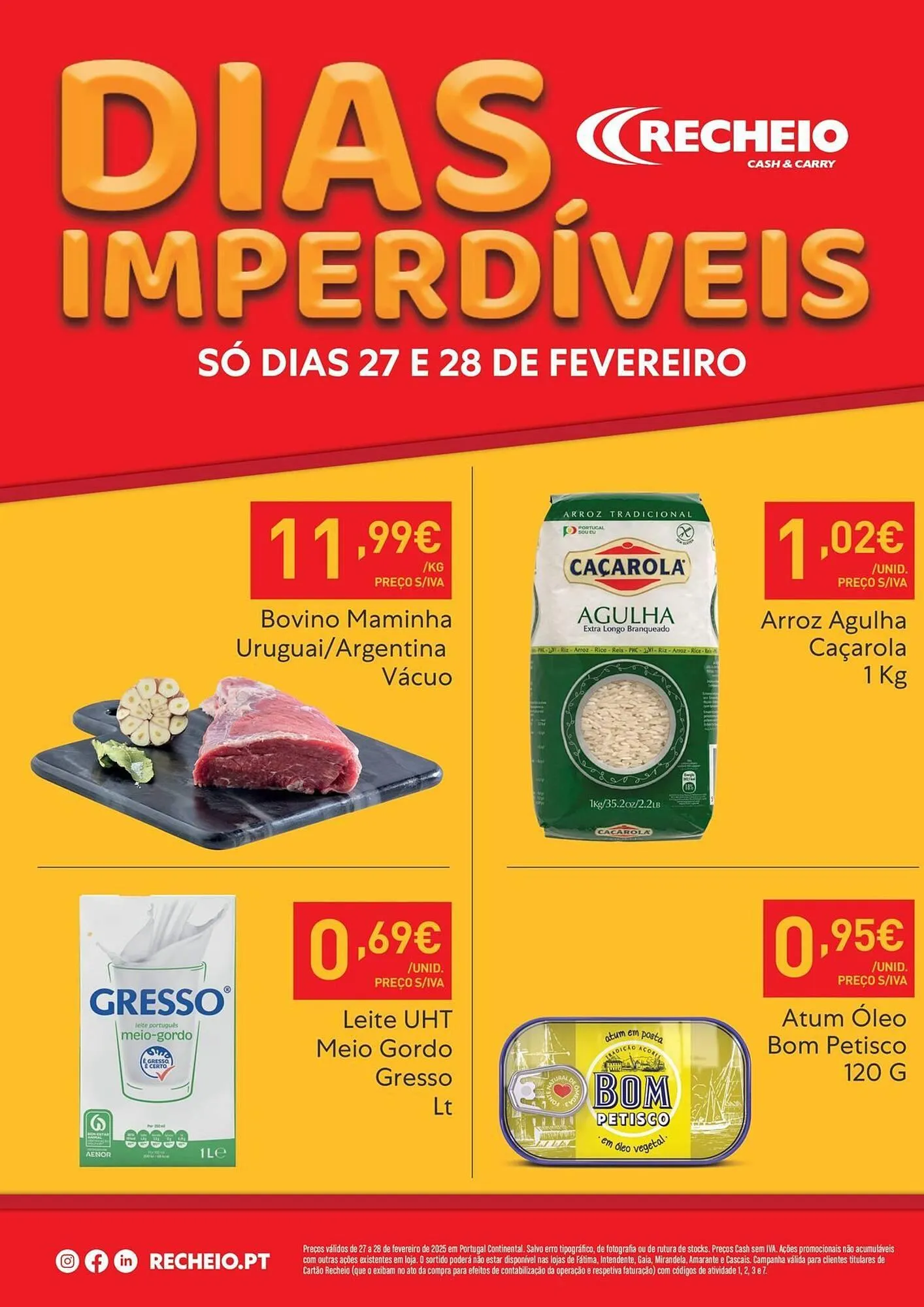 Folheto Folheto Recheio de 27 de fevereiro até 28 de fevereiro 2025 - Pagina 1