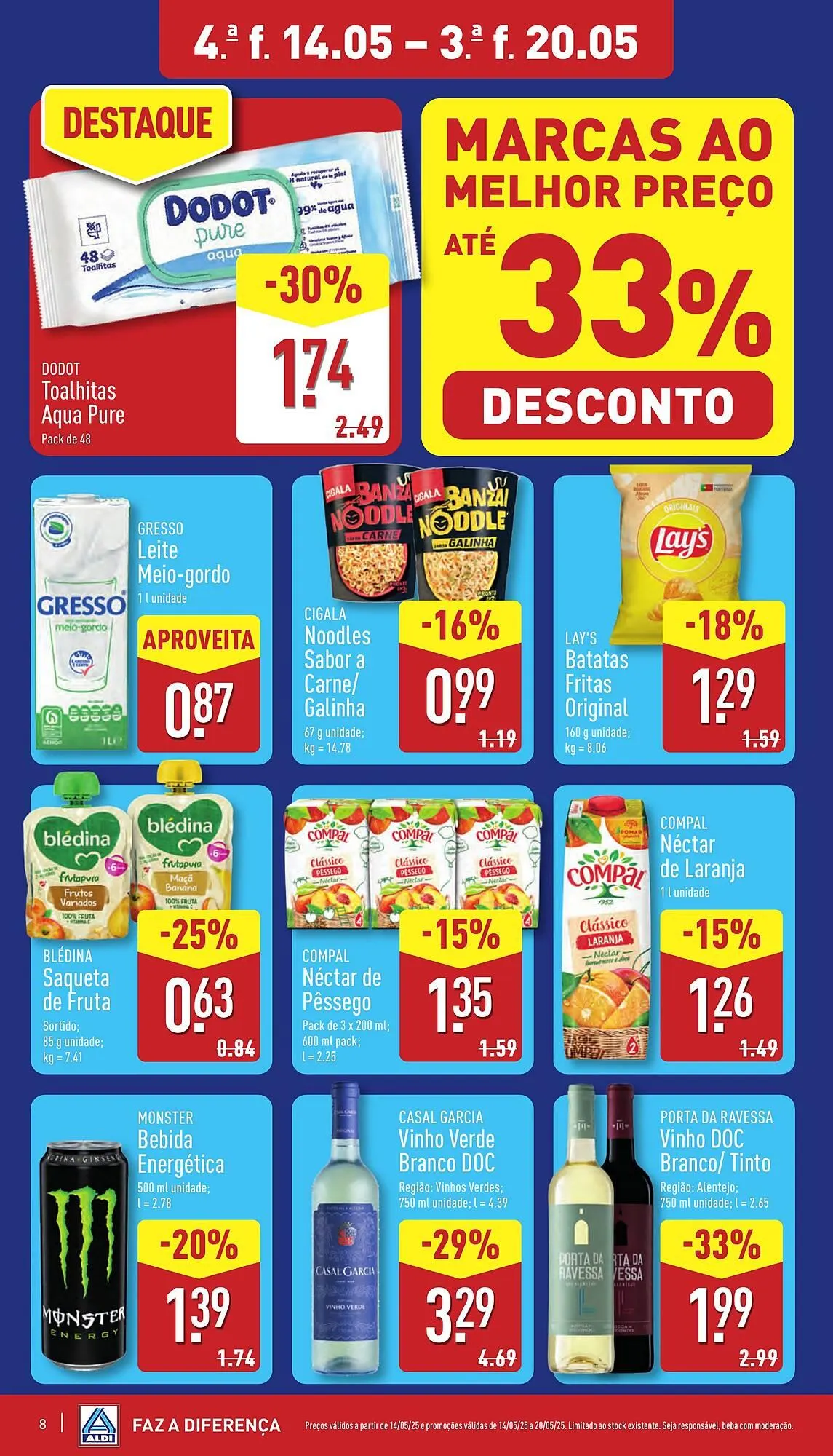 Folheto Folheto ALDI de 14 de maio até 20 de maio 2025 - Pagina 8
