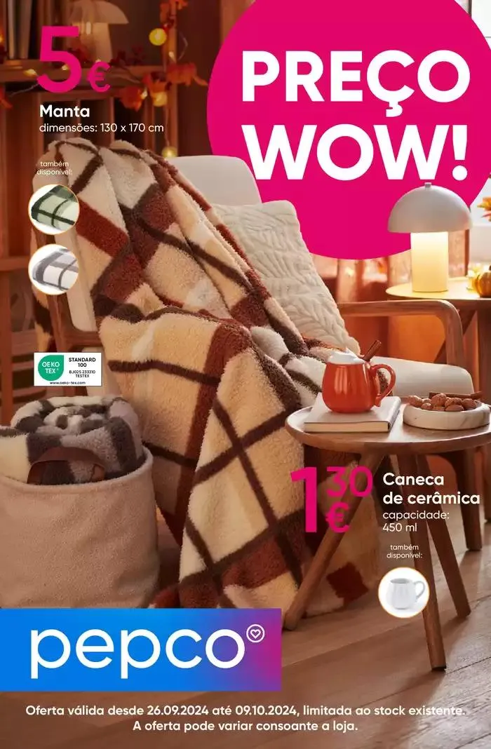 Folheto Coleção para casa Cosy Fall de 26 de setembro até 9 de outubro 2024 - Pagina 1