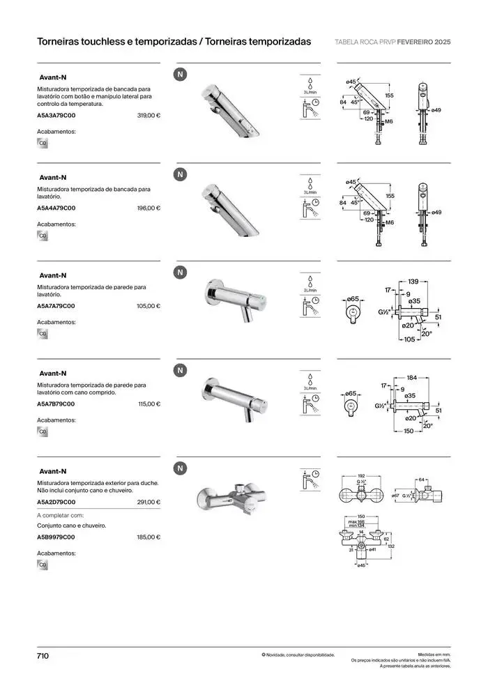 Folheto Soluções de Banho  de 6 de janeiro até 31 de dezembro 2025 - Pagina 712