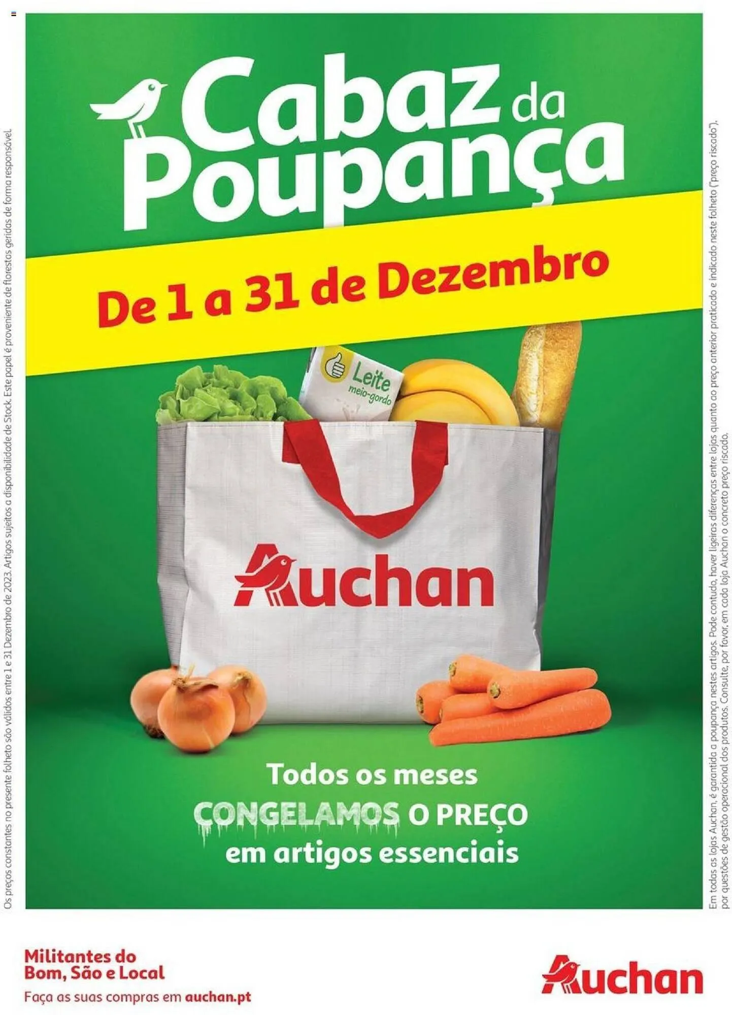 Folheto Folheto Auchan de 1 de dezembro até 31 de dezembro 2023 - Pagina 1