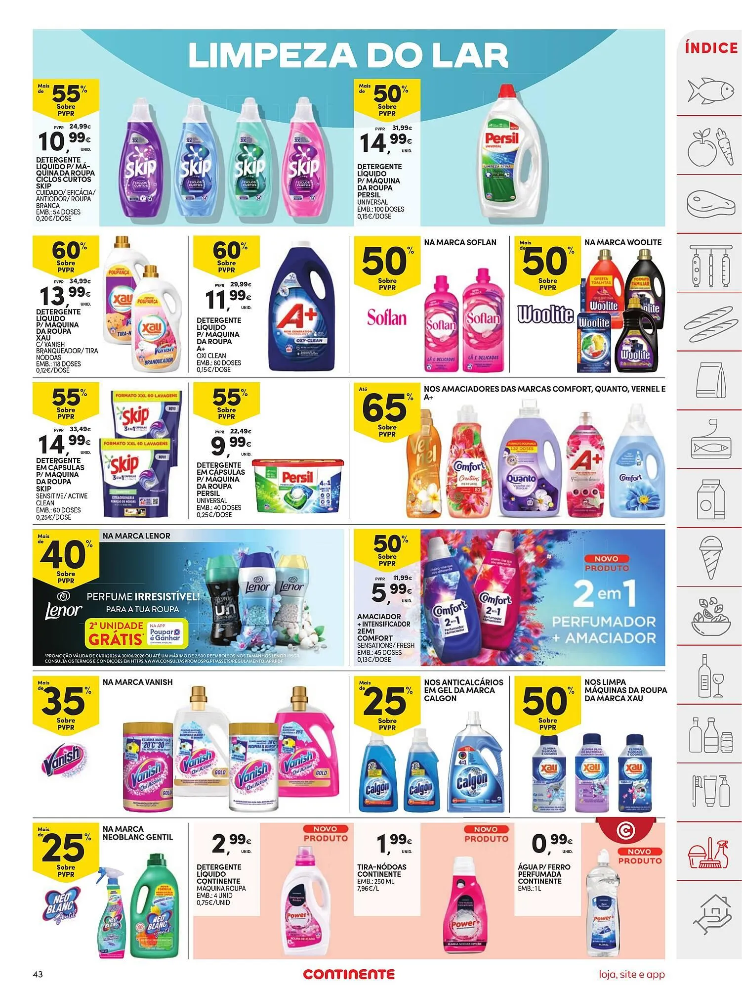Folheto Folheto Continente de 17 de fevereiro até 23 de fevereiro 2026 - Pagina 43