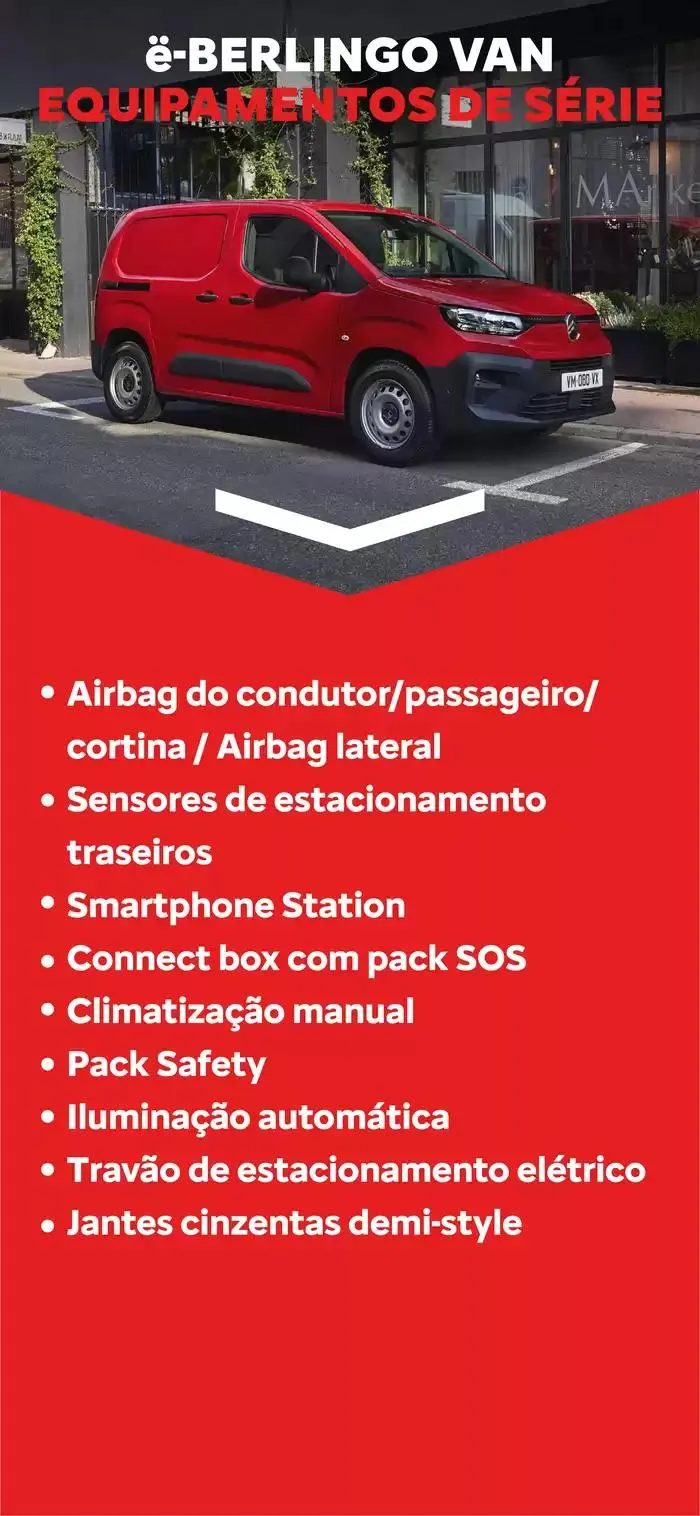Folheto Catálogo Citroen Novo ë-Berlingo Van de 20 de novembro até 20 de novembro 2025 - Pagina 13