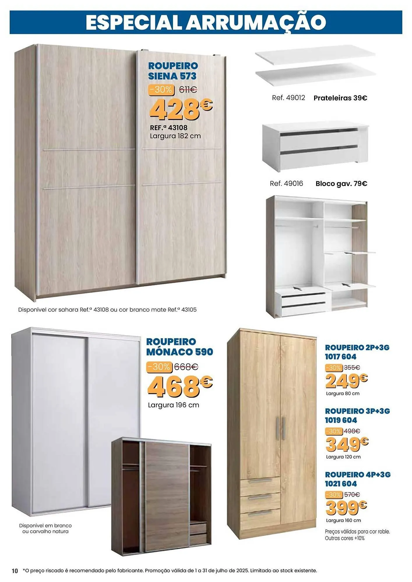 Folheto Folheto Hiper Centro do Móvel de 1 de julho até 31 de julho 2025 - Pagina 10