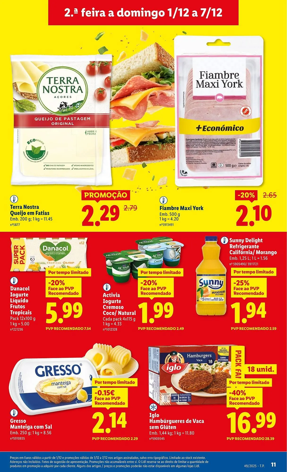 Folheto Folheto Lidl de 1 de dezembro até 7 de dezembro 2025 - Pagina 11