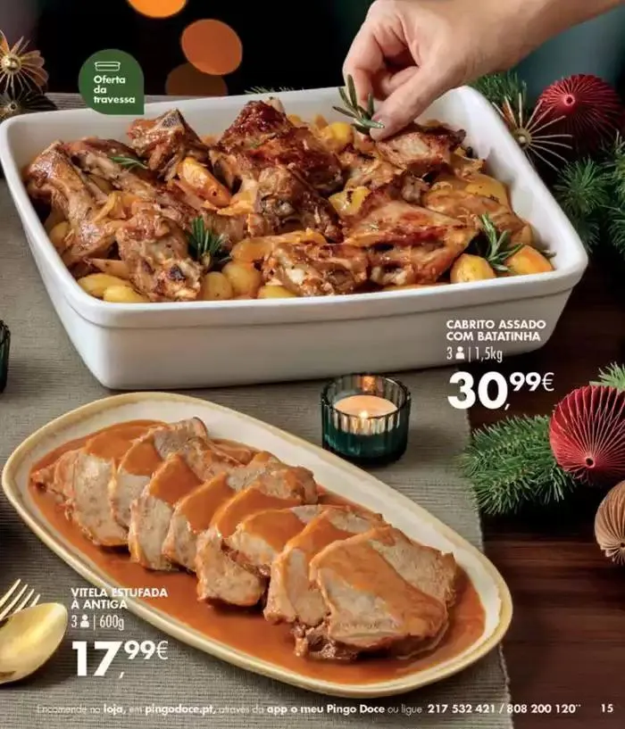 Folheto Pingo Doce Encomendas de Natal e Ano Novo Madeira de 26 de novembro até 26 de dezembro 2024 - Pagina 15