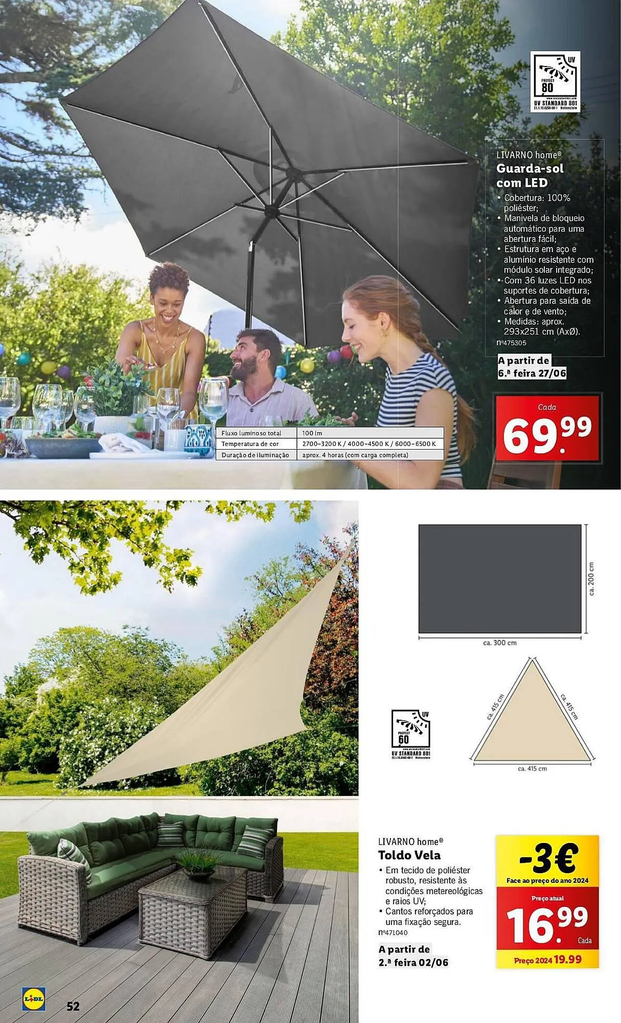 Folheto Folheto Lidl de 2 de junho até 14 de julho 2025 - Pagina 52