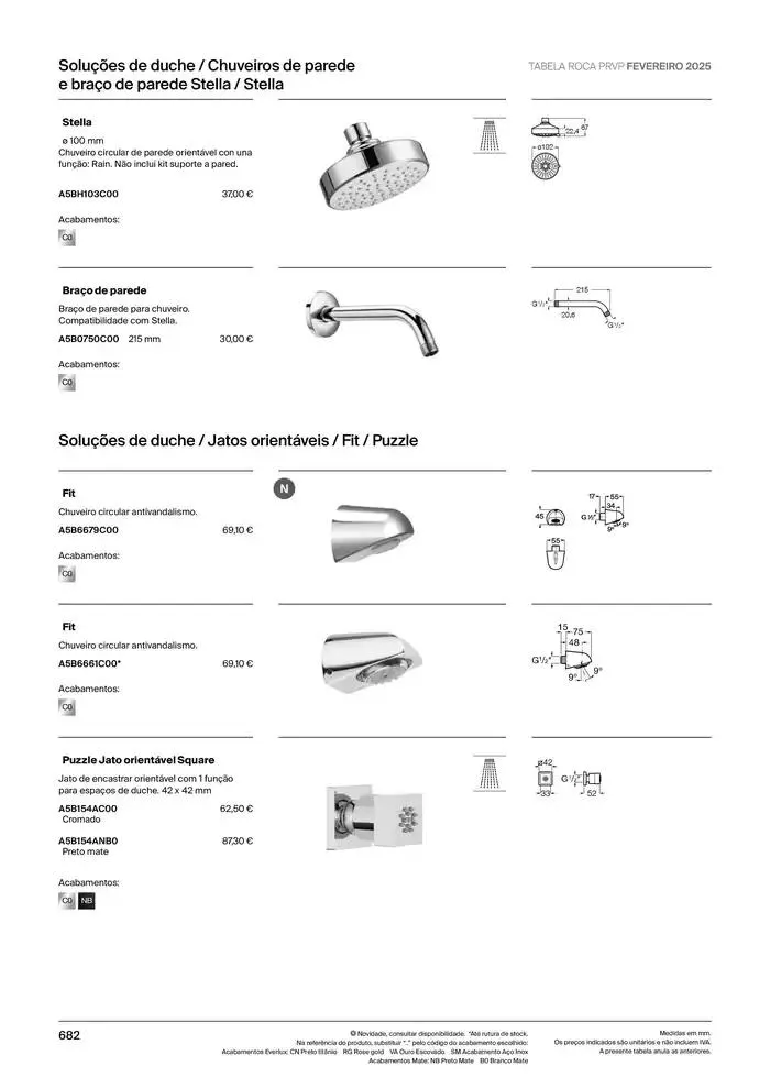 Folheto Soluções de Banho de 6 de janeiro até 31 de dezembro 2025 - Pagina 684