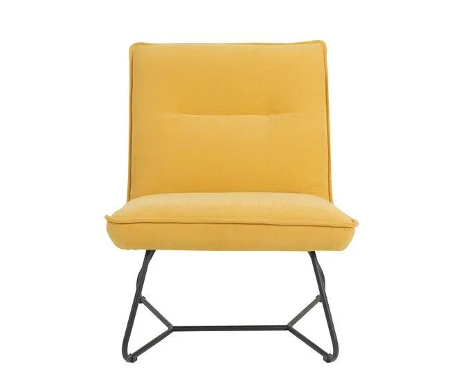 Cadeirão decorativo LEO amarelo