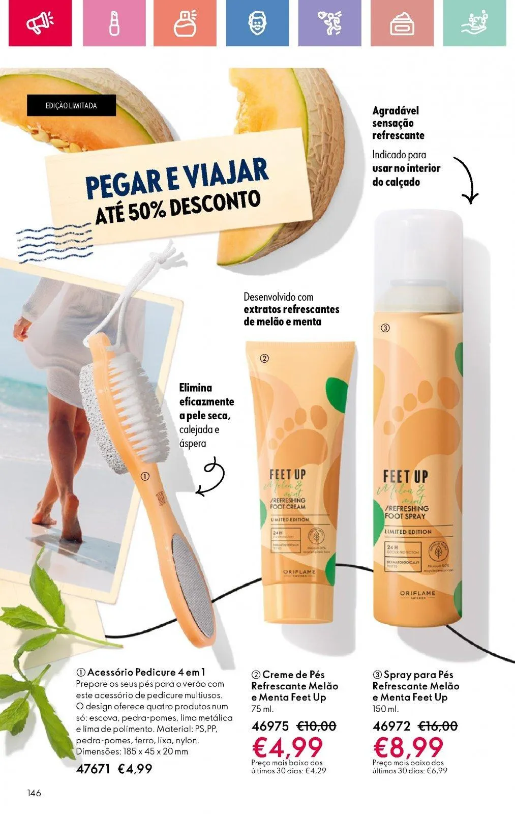 Folheto Folheto de Oriflame até 05.07.2025 de 18 de junho até 5 de julho 2025 - Pagina 146