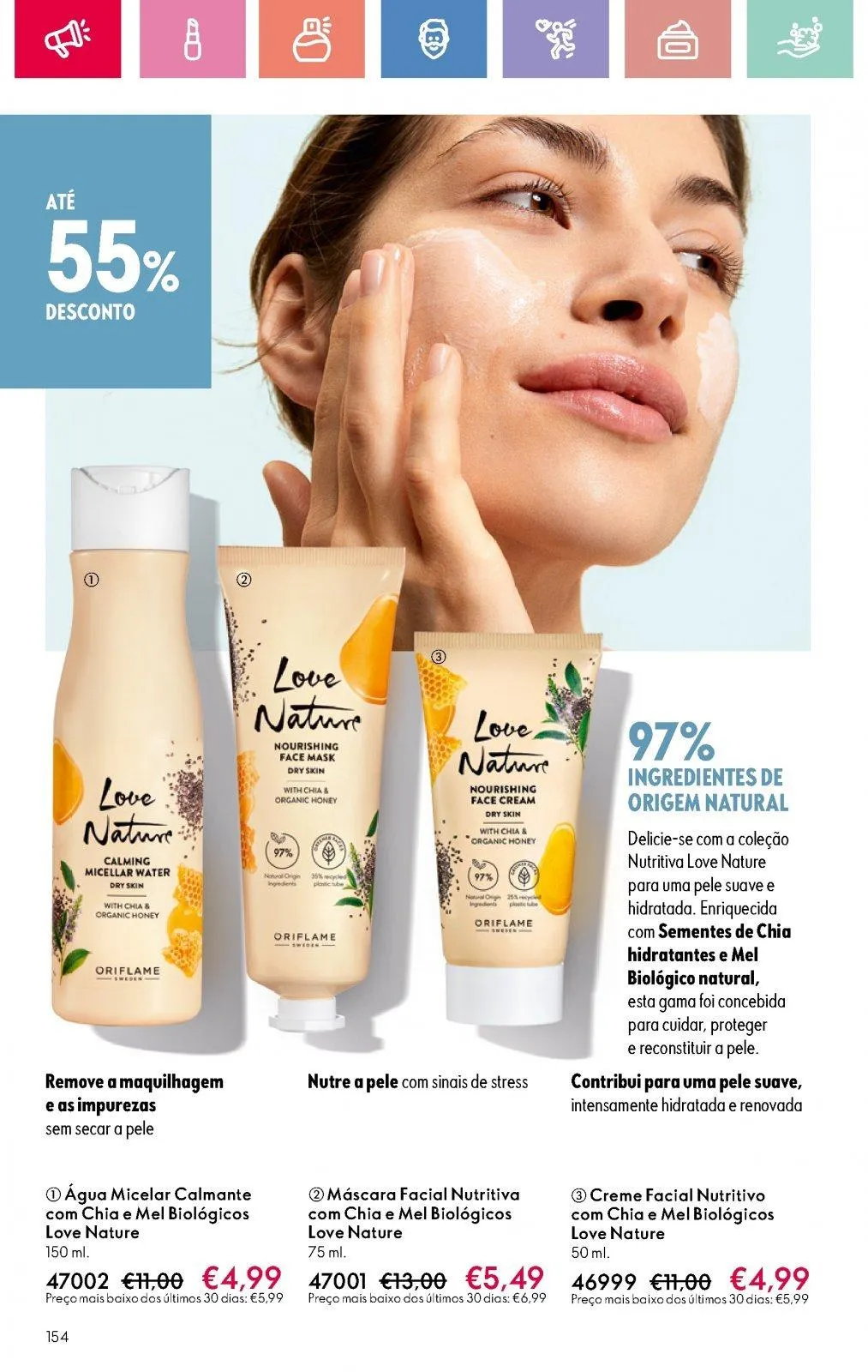 Folheto Folheto de Oriflame até 05.07.2025 de 18 de junho até 5 de julho 2025 - Pagina 154