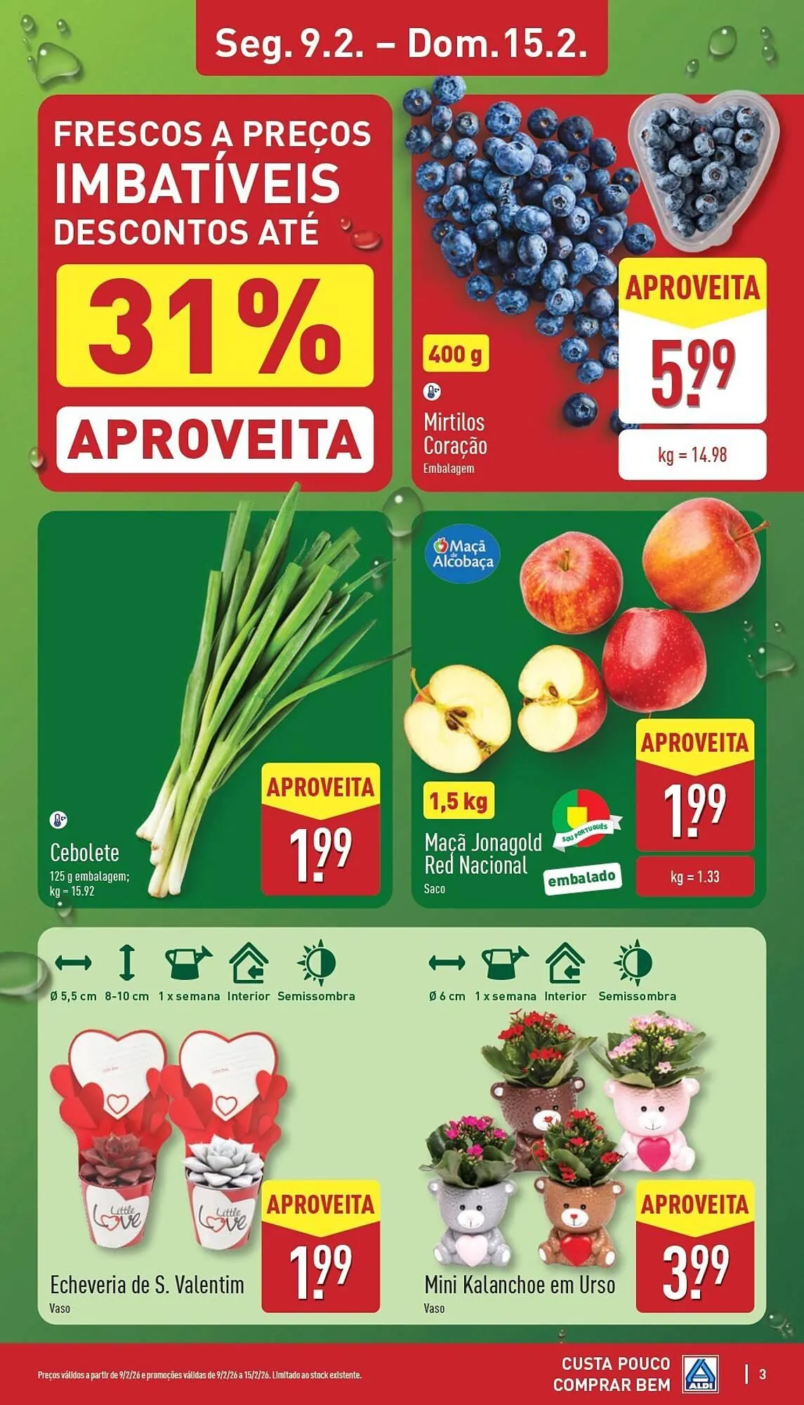 Folheto Folheto ALDI de 9 de fevereiro até 15 de fevereiro 2026 - Pagina 3