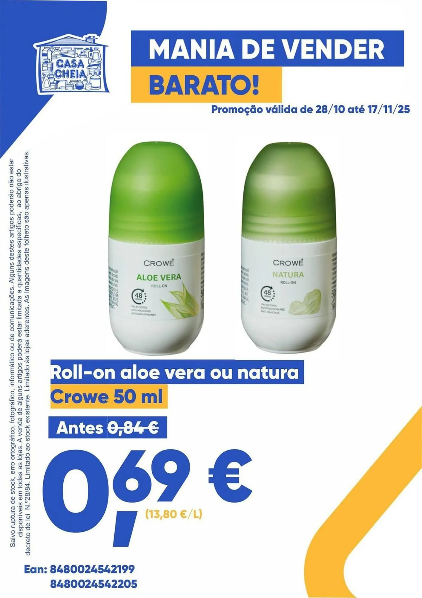 Folheto Folheto Casa Cheia de 29 de outubro até 17 de novembro 2025 - Pagina 1