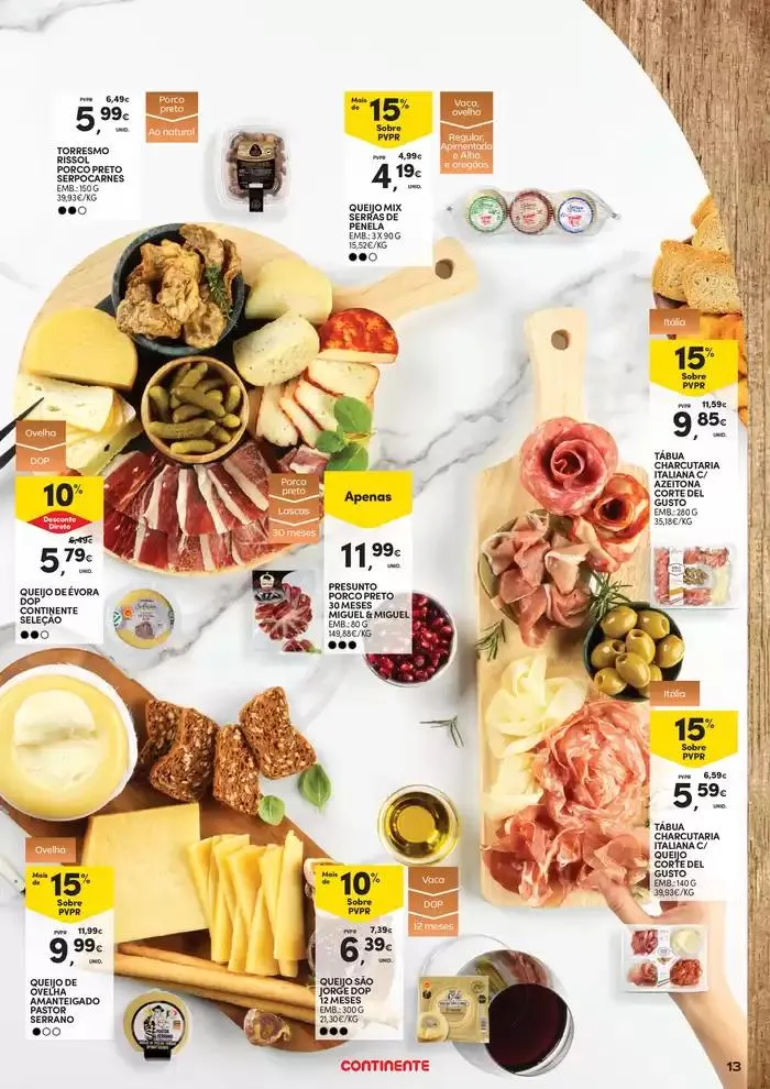 Folheto Queijos, Enchidos e Vinhos de 21 de janeiro até 9 de fevereiro 2025 - Pagina 13