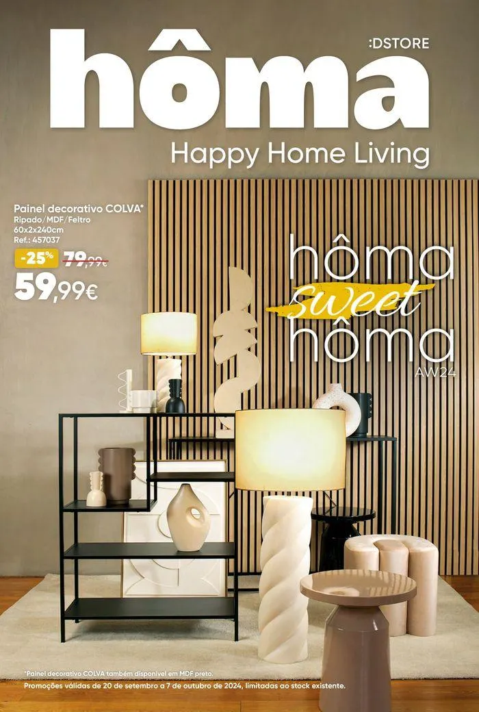 Folheto hôma sweet hôma - AW24 de 20 de setembro até 7 de outubro 2024 - Pagina 1