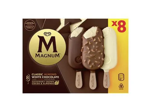 gelado magnum multipack sortido 8un