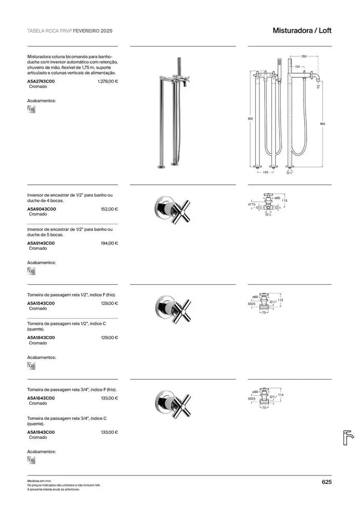 Folheto Soluções de Banho  de 6 de janeiro até 31 de dezembro 2025 - Pagina 627