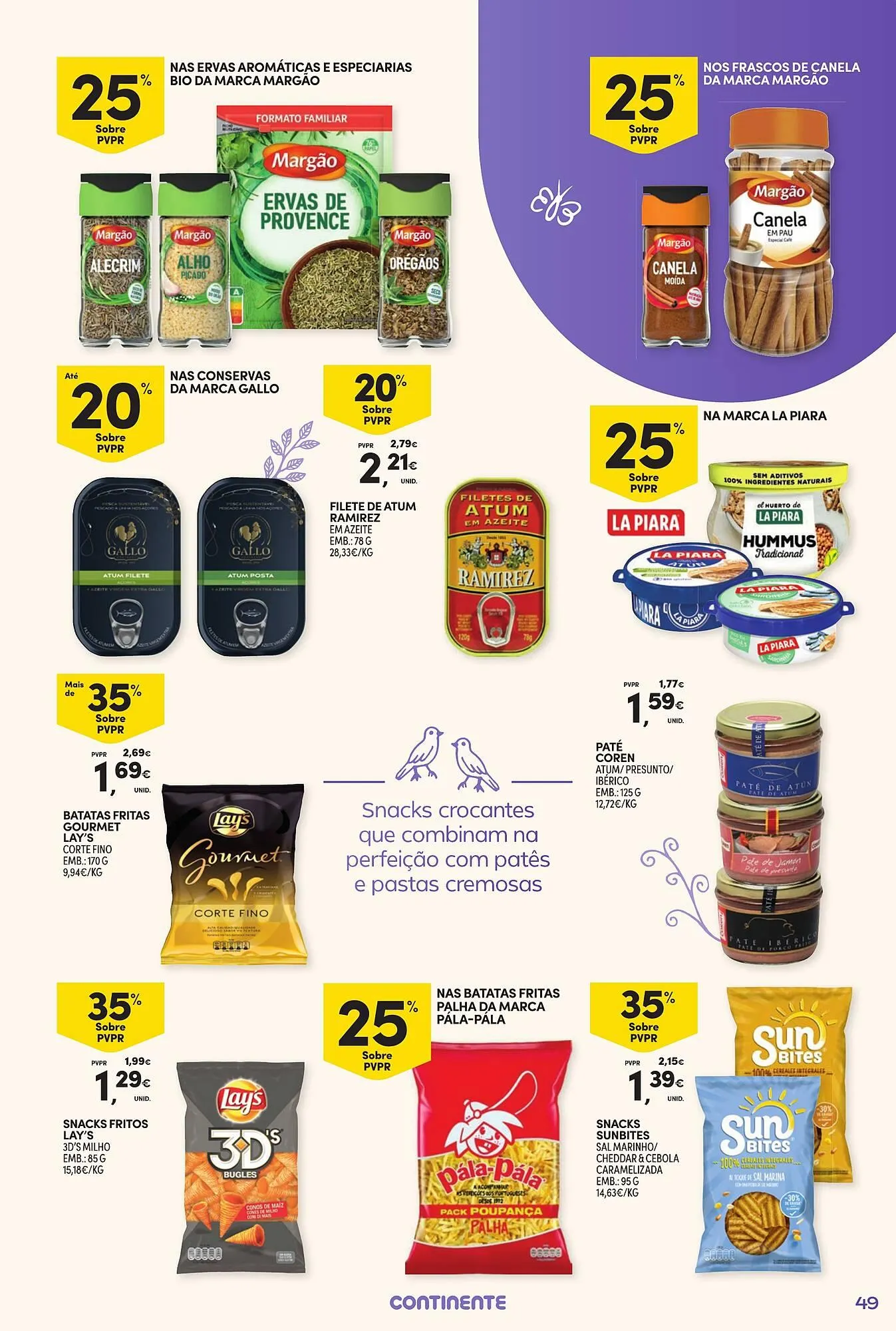 Folheto Folheto Continente de 17 de março até 5 de abril 2026 - Pagina 49