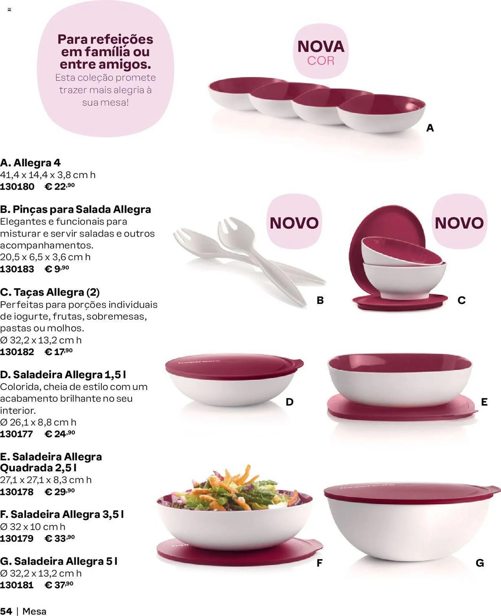 Folheto Folheto Tupperware de 5 de março até 31 de agosto 2024 - Pagina 54