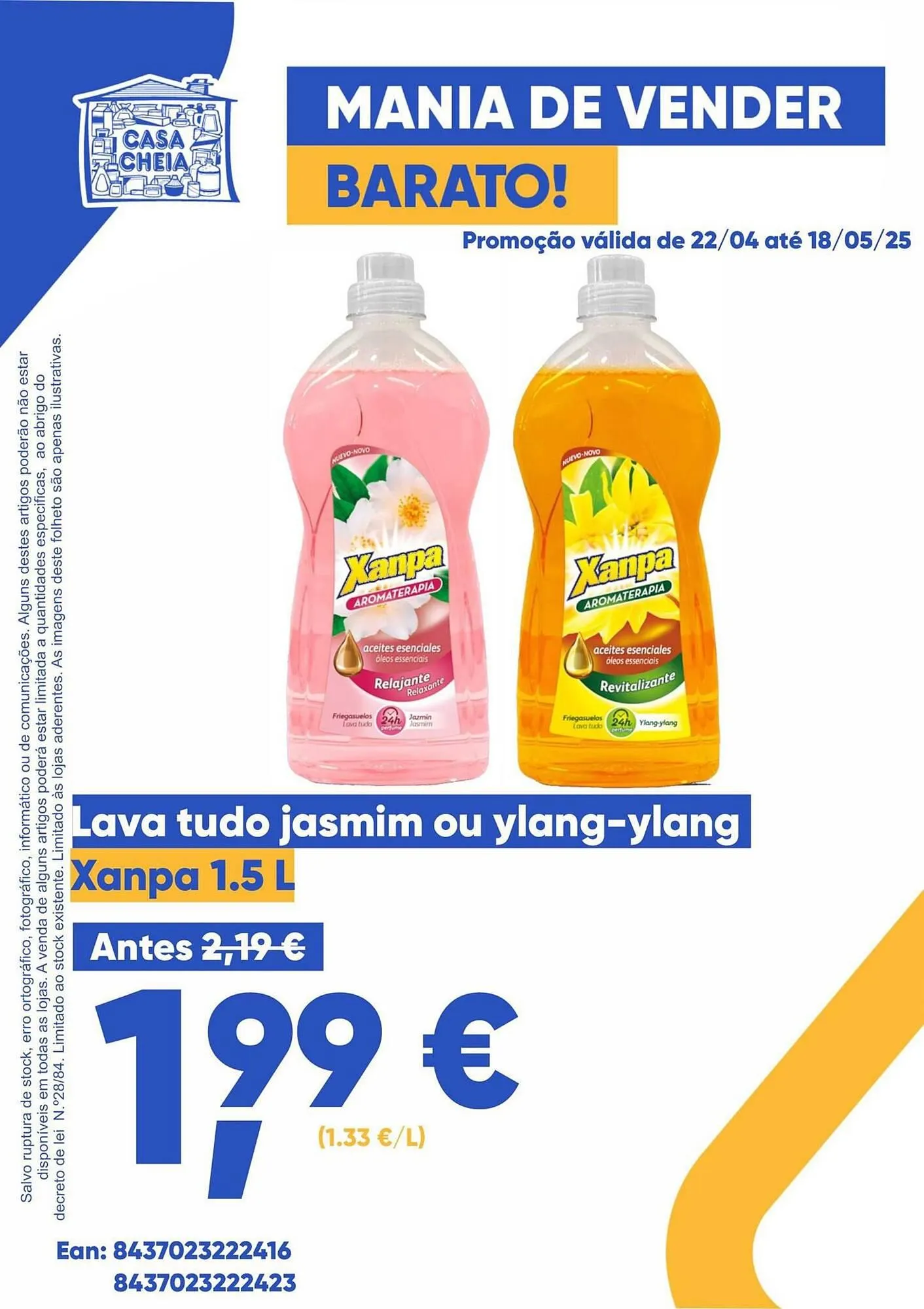 Folheto Folheto Casa Cheia de 24 de abril até 18 de maio 2025 - Pagina 1