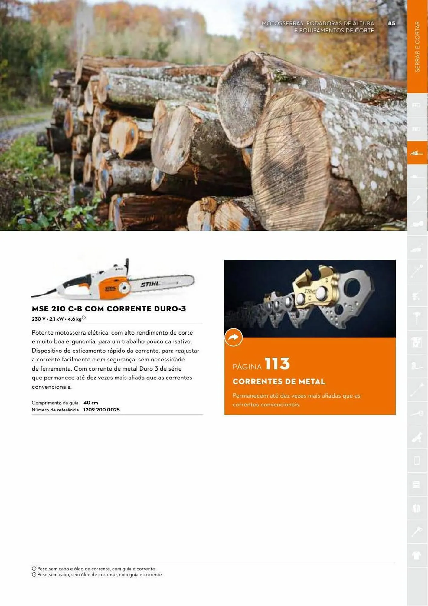 Folheto Folheto Stihl de 3 de julho até 31 de dezembro 2023 - Pagina 85