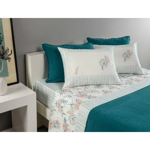 JOGO CAMA TERCEIRA 260X300 ROSA