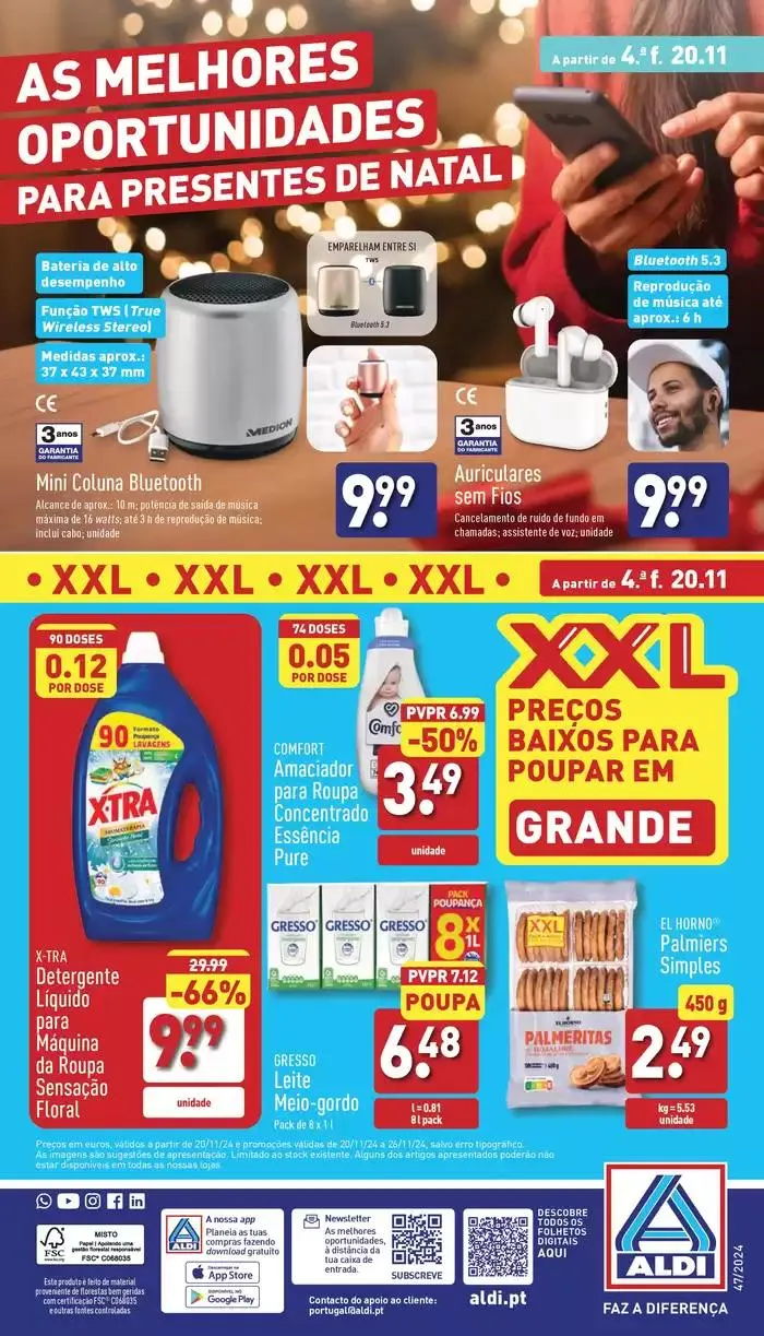 Folheto Folheto. Aldi de 20 de novembro até 26 de novembro 2024 - Pagina 30