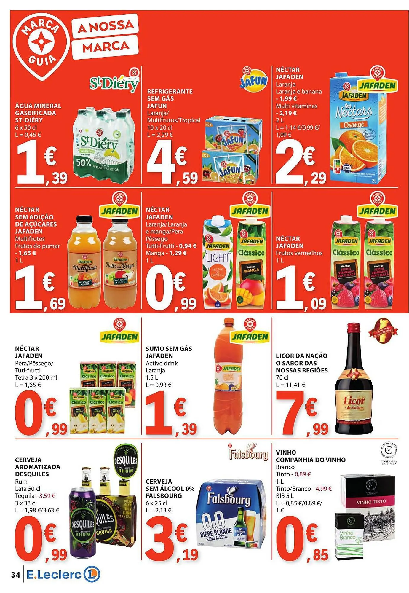 Folheto Folheto E.Leclerc de 29 de fevereiro até 6 de março 2024 - Pagina 34