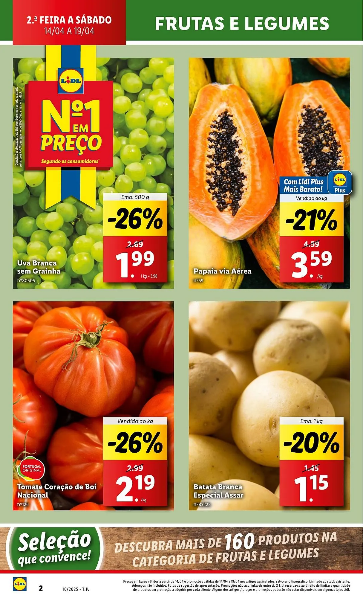Folheto Folheto Lidl de 14 de abril até 19 de abril 2025 - Pagina 2