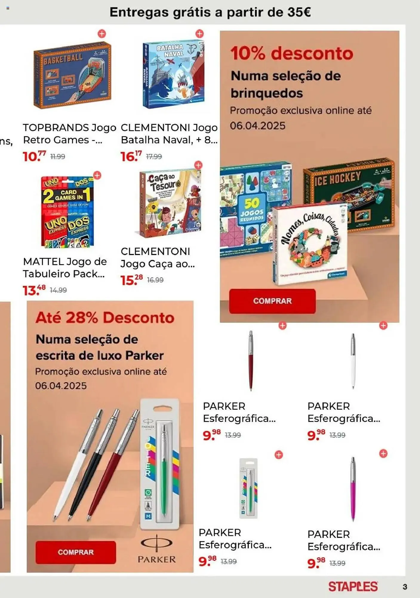Folheto Folheto Staples de 7 de abril até 30 de abril 2025 - Pagina 3