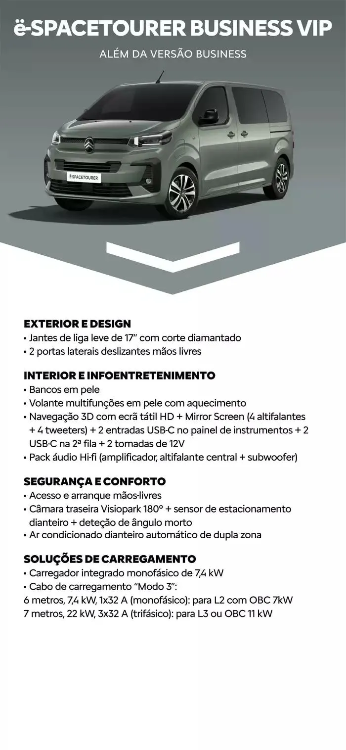 Folheto Citroen New ë-SpaceTourer de 18 de novembro até 18 de novembro 2025 - Pagina 14