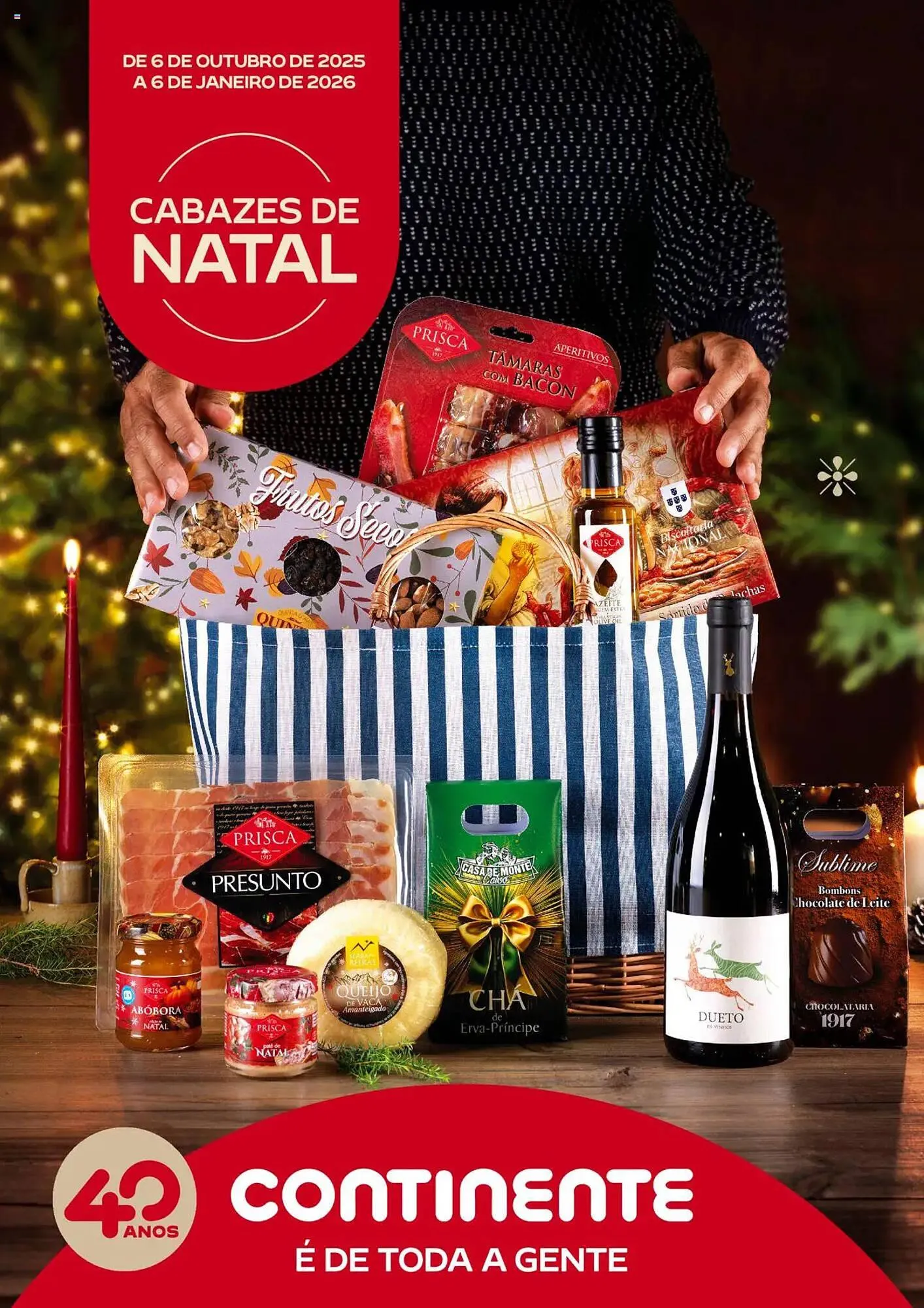 Folheto Folheto Continente de 6 de outubro até 6 de janeiro 2026 - Pagina 1
