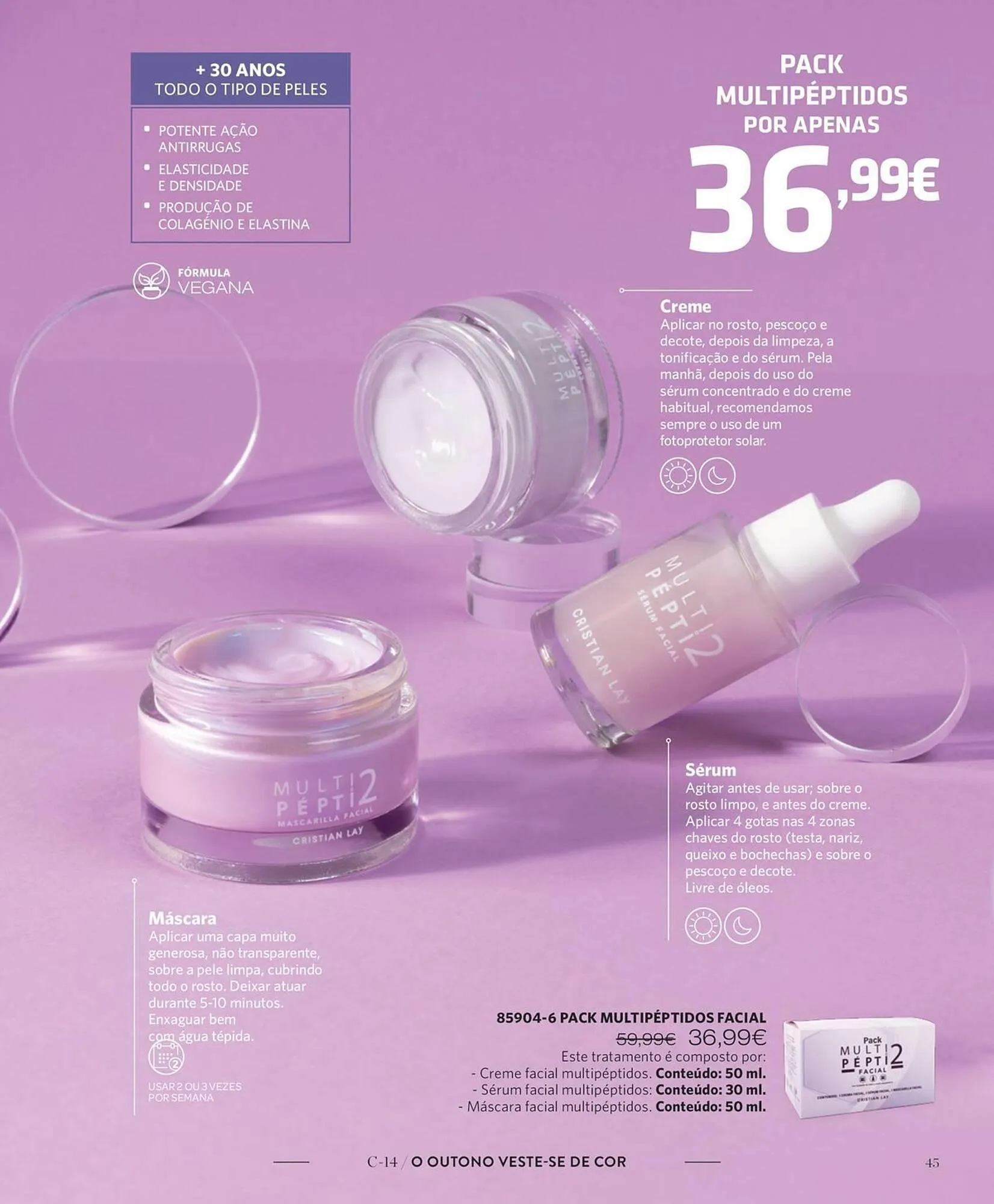 Folheto Catálogo Cristian Lay de 29 de setembro até 19 de outubro 2025 - Pagina 45