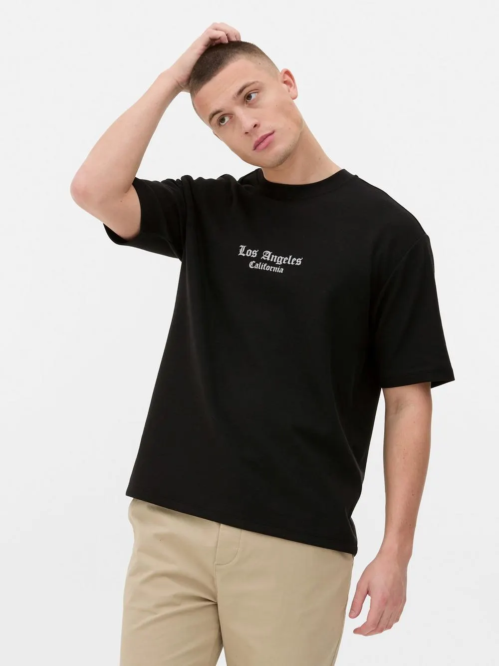 T-shirt met LA-print