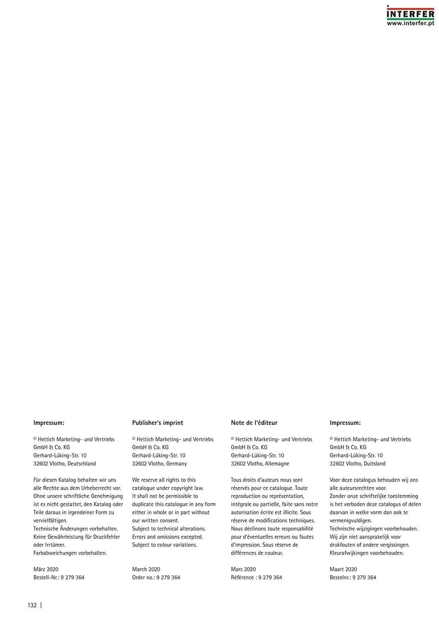 Folheto Folheto Interfer de 4 de março até 30 de setembro 2025 - Pagina 134