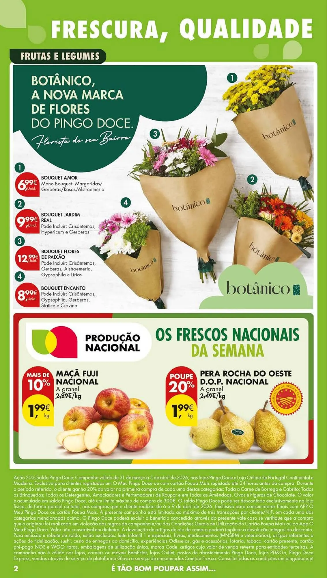 Folheto Folheto Pingo Doce de 31 de março até 6 de abril 2026 - Pagina 2