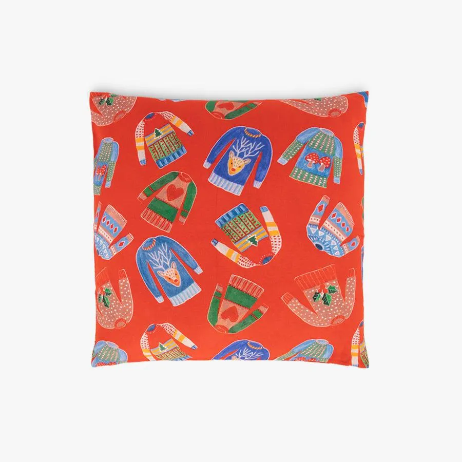 Capa de Almofada Camisolas Vermelha Algodão 45x45 CRAFT