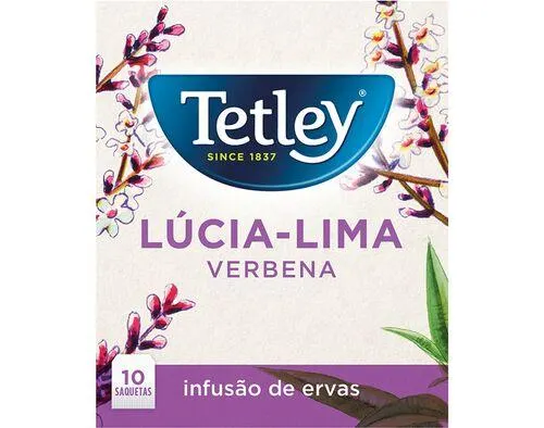 infusão tetley lucia lima 10 saquetas