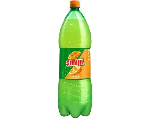 refrigerante sumol com gás laranja 1.75l