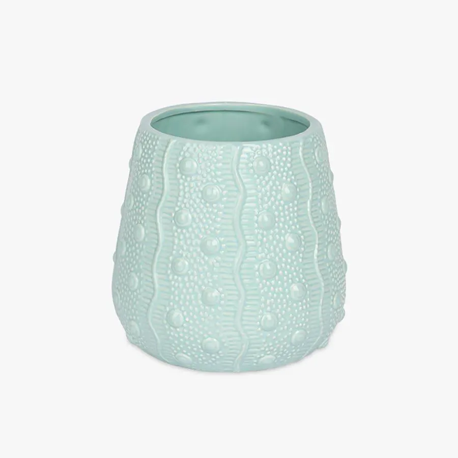 Vaso de cerâmica azul 21x20 cm AQUATIC