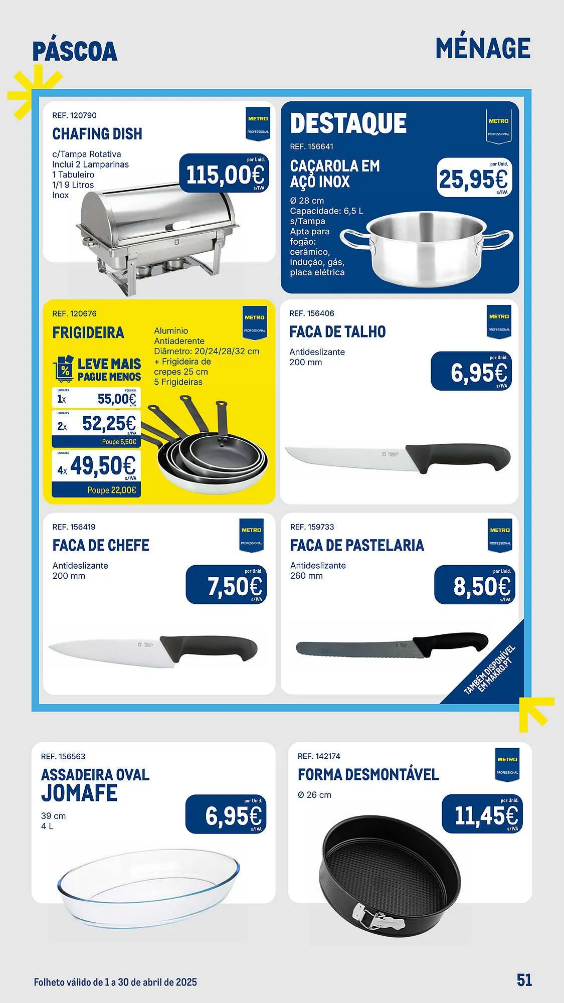 Folheto Folheto Makro de 1 de abril até 30 de abril 2025 - Pagina 51