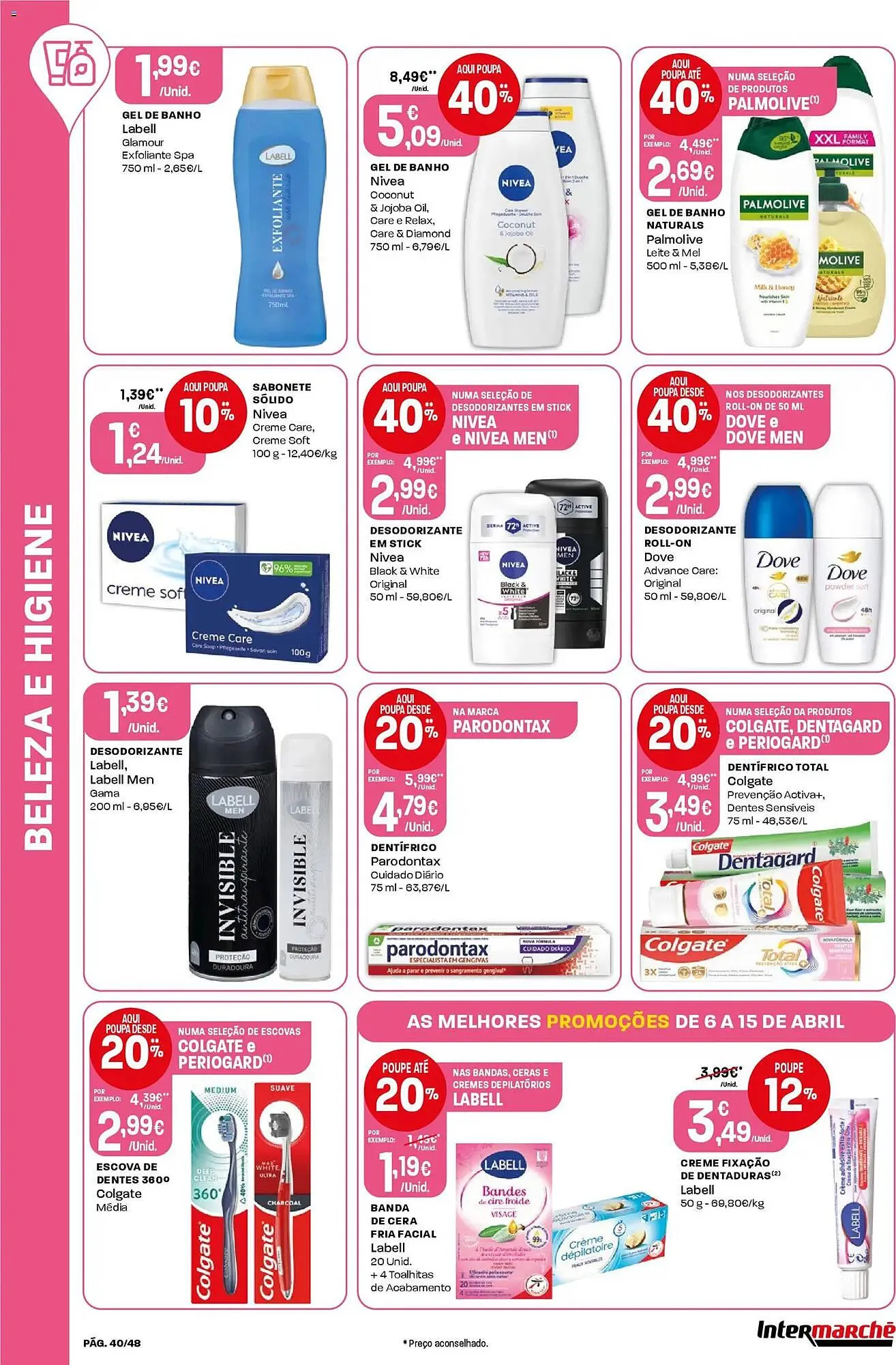 Folheto Folheto Intermarché de 6 de abril até 16 de abril 2026 - Pagina 40