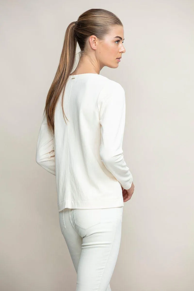 Longsleeve com decote em v