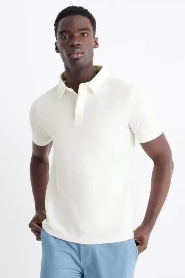 Polo shirt - textured