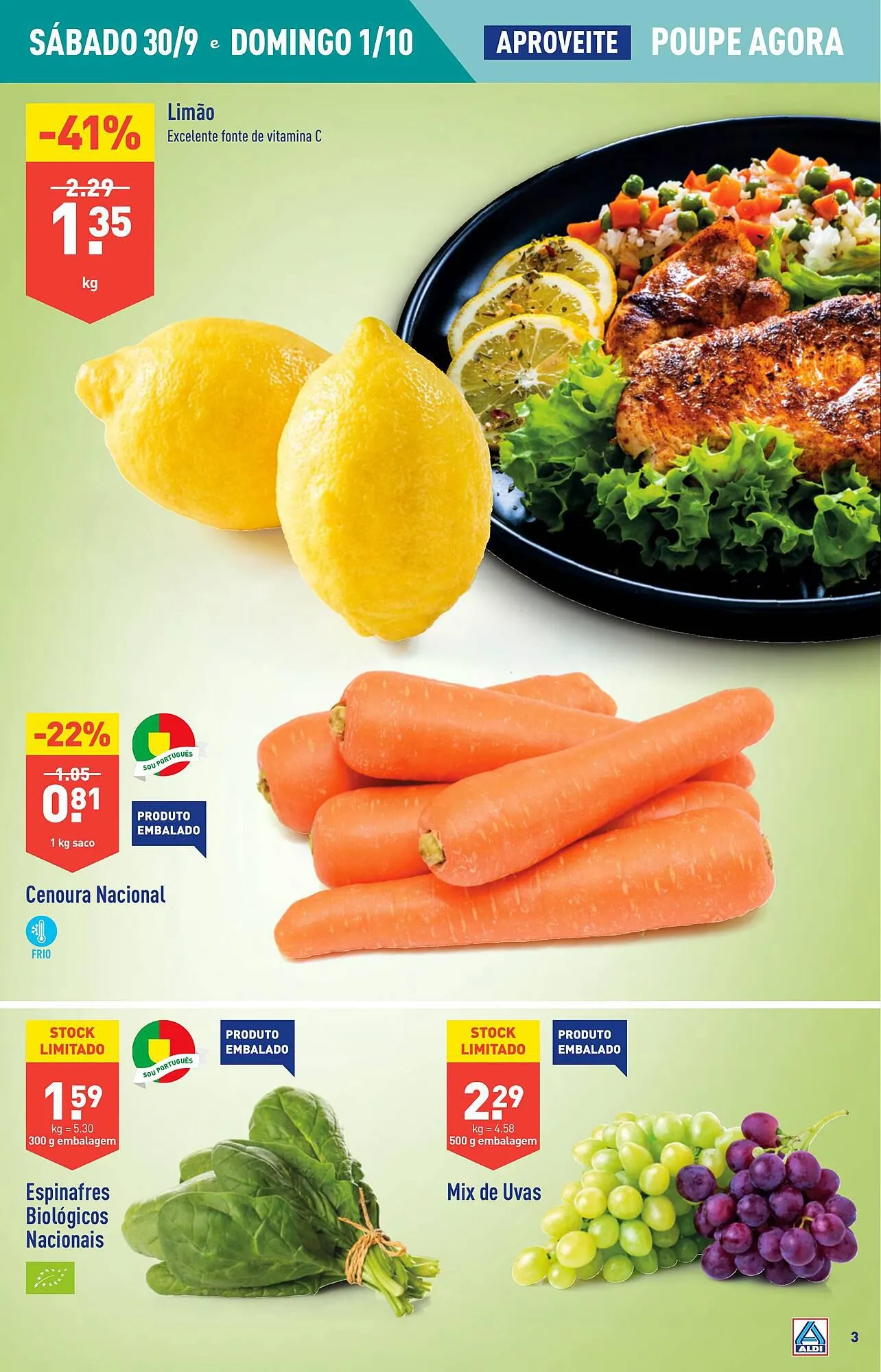 Folheto Folheto ALDI de 27 de setembro até 3 de outubro 2023 - Pagina 3